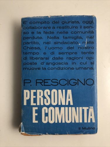 Persona comunità saggi di - persona, e