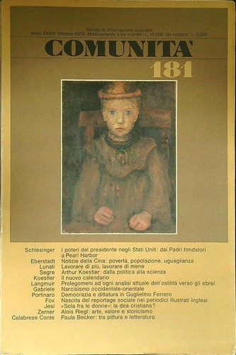 Comunita 181 ottobre 1979 - comunita',