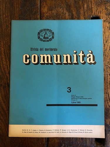 Olivetti adriano comunità - adriano,