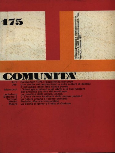 Comunita 175 rivista - comunita',
